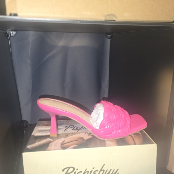 Shoes - Pink Women's Heeled Sandals